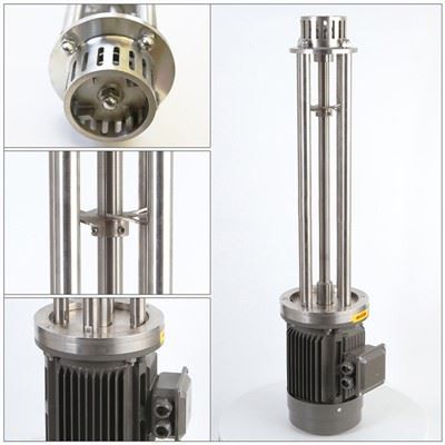 Mixer Geser Kecepatan Tinggi Pengemulsi Stainless Steel